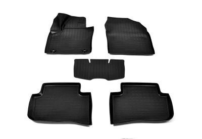 Dywaniki poliuretanowe do Toyota C-HR 2016-, 3D, napęd na wszystkie koła, Norplast, NPA11-C88-086