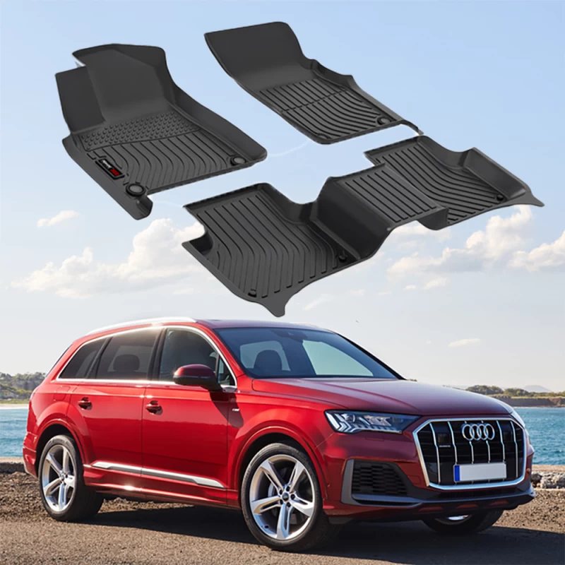 Dywaniki całoroczne do Audi Q7 2015–2025 HAVOC™ 2 rzędy Maximum Coverage
