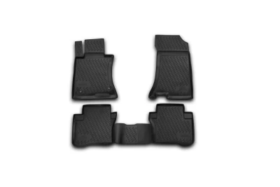 Polyurethane floor mats for Honda Crosstour 2013-, 4 doors, 4 pcs, Novline, CARHND00003