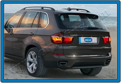Chromowana listwa klapy bagażnika BMW X5 E70 2007-, OmsaLine, 1206052