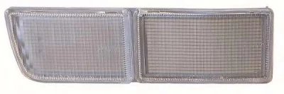 Odblask zderzaka przedni prawy Volkswagen Golf 3 1991-1996, biały, Depo, 441-1609R