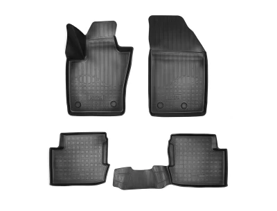Polyurethane floor mats for Fiat 500X 2014-, 3D, Norplast, NPA11-C21-055 Polyurethane floor mats for Fiat 500X 2014-, 3D, Norplast, NPA11-C21-055