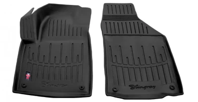 Polyurethane floor mats for Jeep Cherokee KL 2013-, with raised edges, 2 pcs, Stingray, 5046012 Polyurethane floor mats for Jeep Cherokee KL 2013-, with raised edges, 2 pcs, Stingray, 5046012