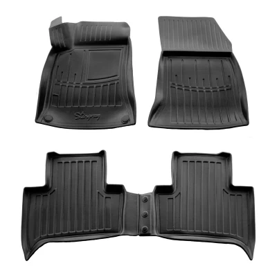 Polyurethane floor mats for Mercedes Benz B-Class W246 Electric Drive 2014-2018 with raised edges, 4 pcs Stingray 5012324 Polyurethane floor mats for Mercedes Benz B-Class W246 Electric Drive 2014-2018 with raised edges, 4 pcs Stingray 5012324