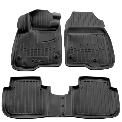 Polyurethane floor mats for Honda CR-V 6 2023- with raised edges, 4 pcs Stingray 5008114