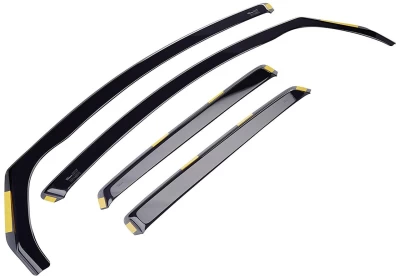 Owiewki szyb montowane w uszczelce do Opel Astra J 2009-5D 4 szt. 25384 Heko