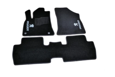 Dywaniki tekstylne do Peugeot 3008 2009-2016, czarne, 5 szt., AVTM BLCCR1475 Dywaniki tekstylne do Peugeot 3008 2009-2016, czarne, 5 szt., AVTM BLCCR1475
