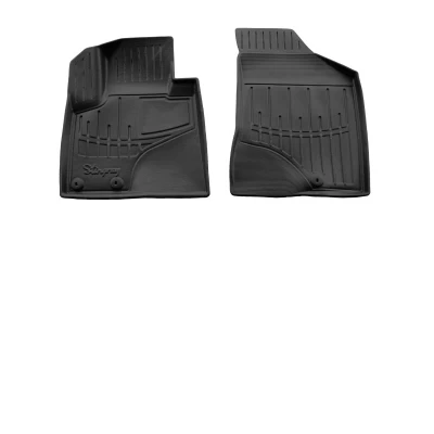 Polyurethane floor mats for Hyundai Santa Fe CM 2010-2012 with raised edges, 2 pcs Stingray 5009412