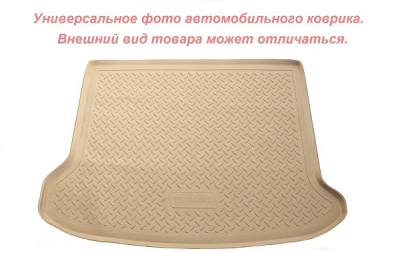 Polyurethane boot mat for BMW X6 G06 2019-, beige, Norplast NPA00-T07-764-B