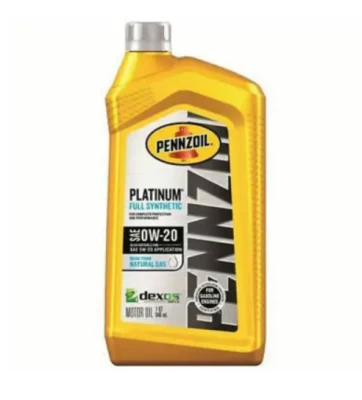 Olej silnikowy Pennzoil Platinum Fully Synthetic 0W-20 0.946 L PENNZOIL 550036541