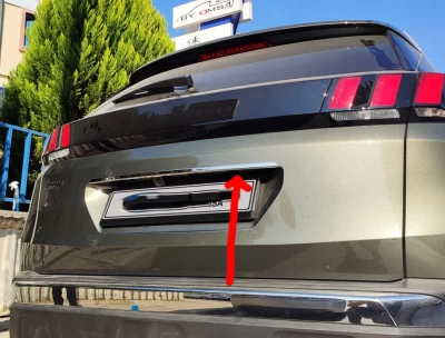 Chromowana listwa tablicy rejestracyjnej Peugeot 3008 2016-, OmsaLine, 5719054