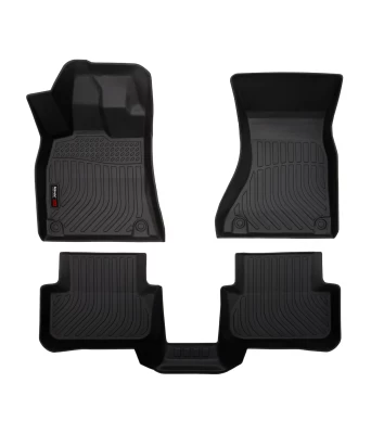 All-weather floor mats for Audi A6 C7 2012–2018 HAVOC Maximum Coverage