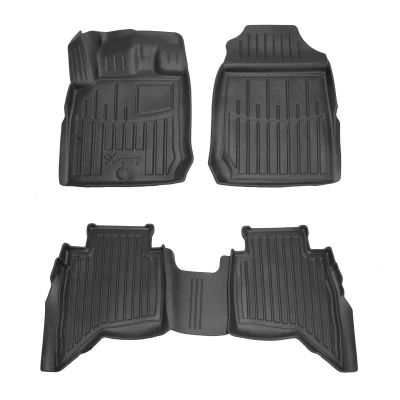 Polyurethane floor mats for Isuzu D-Max RG 2019- with raised edges, 4 pcs Stingray 5063034 Polyurethane floor mats for Isuzu D-Max RG 2019- with raised edges, 4 pcs Stingray 5063034