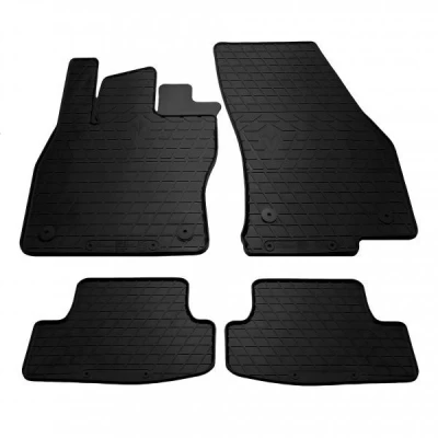 Floor mats for Volkswagen T-Roc 2017-, with plastic clips AV2, 4 pcs, Stingray, 1024414