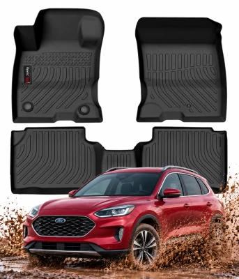 All-weather floor mats for Ford Escape 2020+ — HAVOC Maximum Coverage