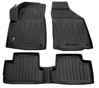 Polyurethane floor mats for Jeep Cherokee KL 2013-, with raised edges, 5 pcs, Stingray, 5046015 Polyurethane floor mats for Jeep Cherokee KL 2013-, with raised edges, 5 pcs, Stingray, 5046015