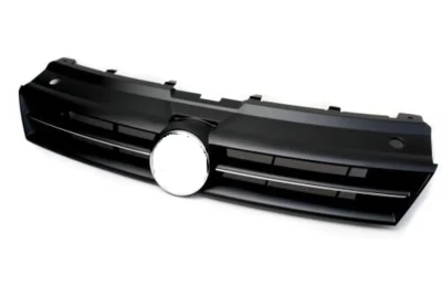 Atrapa chłodnicy Volkswagen Polo HB 2009-2015, czarna, z chromowaną listwą, AVTM, 187415992