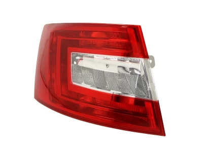 Lampa tylna lewa Skoda Octavia A7 2013-, Depo, 665-1928L-UE