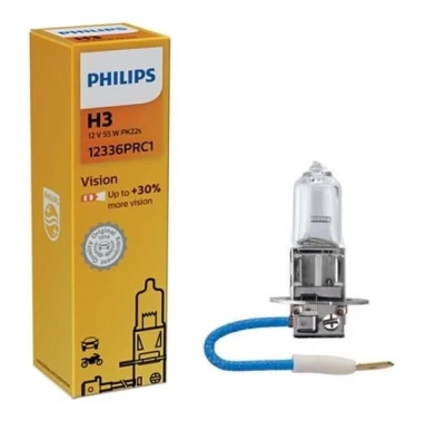 Żarówka samochodowa H3 Vision 12V 55W PK22s (1 szt.) Żarówka samochodowa H3 Vision 12V 55W PK22s (1 szt.)