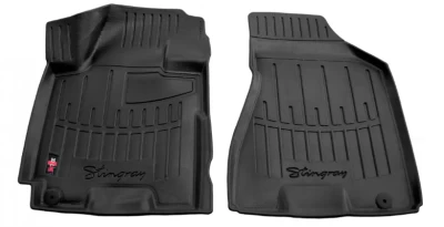 Polyurethane floor mats for Kia Sportage JE 2004-2010, with raised edges, 2 pcs, Stingray, 5010032 Polyurethane floor mats for Kia Sportage JE 2004-2010, with raised edges, 2 pcs, Stingray, 5010032