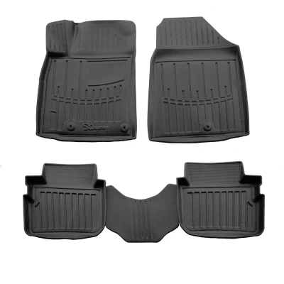 Polyurethane floor mats for Hyundai Ioniq electric 2016-2019 with raised edges, 5 pcs Stingray 5009425