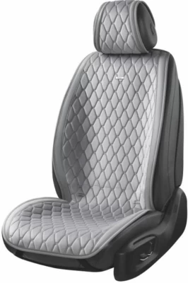 Seat overlays New York grey (front, 2 pcs) Beltex BX84250