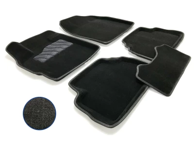 Dywaniki tekstylne do Mazda CX-7 2006-2012, czarne, 5 szt., Seintex, 71700 Dywaniki tekstylne do Mazda CX-7 2006-2012, czarne, 5 szt., Seintex, 71700