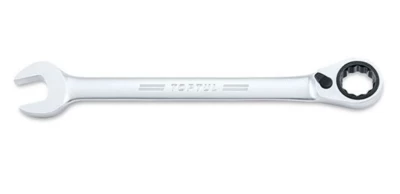 Klucz płasko-oczkowy 13 mm (z grzechotką dwukierunkową) TOPTUL ABAF1313 Klucz płasko-oczkowy 13 mm (z grzechotką dwukierunkową) TOPTUL ABAF1313