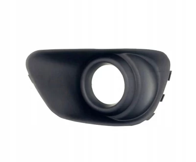 Kratka zderzaka lewa Jeep Compass 2011-2016, z otworem na światło przeciwmgielne, czarna, AVTM, 68109871AA, 183806913