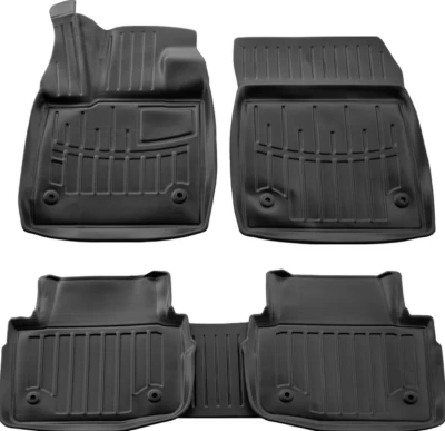 Polyurethane floor mats for Jaguar I-Pace 2018-, with raised edges, 5 pcs, Stingray, 5049015 Polyurethane floor mats for Jaguar I-Pace 2018-, with raised edges, 5 pcs, Stingray, 5049015