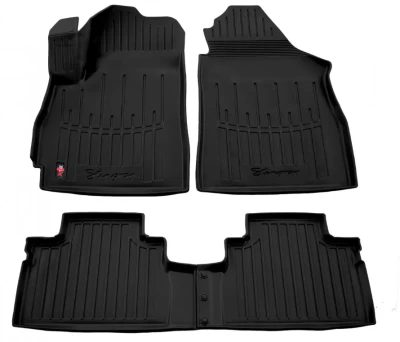 Polyurethane floor mats for Jetour X70 2019-, with raised edges, 4 pcs, Stingray, 5065014