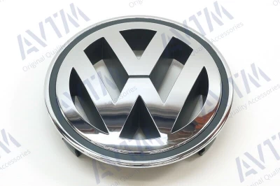 Emblemat grilla Volkswagen Jetta 2005-2011/Golf 6 2007-2009/Passat B6 2006-2011/CC 2008-2012/Tiguan 2008-2011, 150 mm, AVTM, 1800737