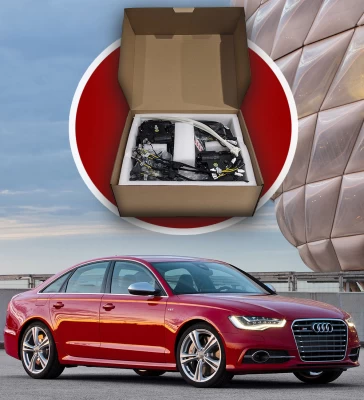 Zestaw domykania drzwi do Audi A6 C7 2014–2018, 4 szt.