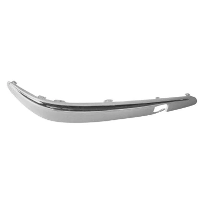 Right front bumper moulding Mercedes-Benz E-Class W211 2002-2006, with chrome finish, without parking sensor opening, AVTM, 2118800612, 184610924