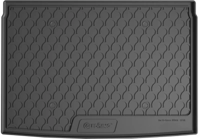 Mata do bagażnika Mercedes-Benz B-Class W246 2011-2018, bez dwupoziomowej podłogi bagażnika, dolny poziom, GledRing GR 1718 Mata do bagażnika Mercedes-Benz B-Class W246 2011-2018, bez dwupoziomowej podłogi bagażnika, dolny poziom, GledRing GR 1718