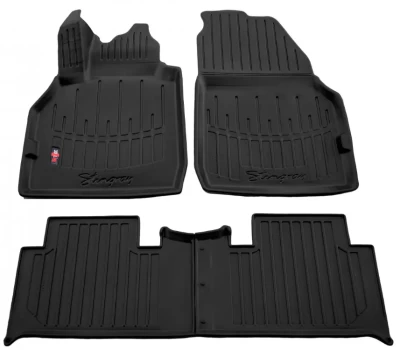 Dywaniki poliuretanowe do Renault Scenic 2/Grand Scenic 2003-2009, z podwyższonymi rantami, 4 szt., Stingray, 5018024