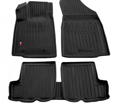 Dywaniki poliuretanowe do Renault Sandero 1 2007-2012/Sandero Stepway 1 2008-2012, z podwyższonymi rantami, 5 szt., Stingray, 5018075