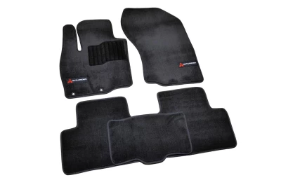 Dywaniki tekstylne do Mitsubishi Outlander/Eclipse Cross 2012-, Premium, czarne, AVTM BLCLX1397
