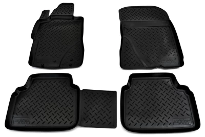 Polyurethane floor mats for Honda Civic 8 EU FD1 2006-2012, 4 doors, Norplast, NPL-Po-30-08