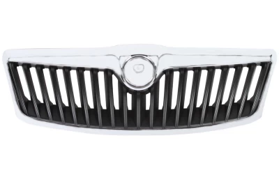Atrapa chłodnicy Skoda Octavia A5 2004-2008, czarna, z chromowaną ramką, AVTM, 186407992