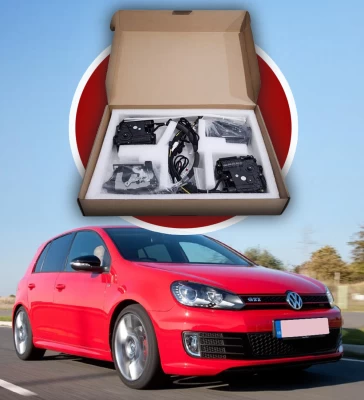 Zestaw domykania drzwi do VW Golf 6 HB/Variant 2008–2012, 4 szt.