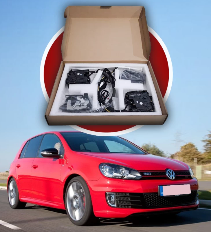 Zestaw domykania drzwi do VW Golf 6 HB/Variant 2008–2012, 4 szt.