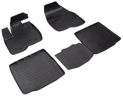 Polyurethane floor mats for Ford Explorer U502 2010-, 5 seats, Norplast, NPA11-C22-180