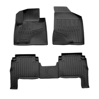 Polyurethane floor mats for Hyundai Santa Fe CM 2010-2012 with raised edges, 5 pcs Stingray 5009415 Polyurethane floor mats for Hyundai Santa Fe CM 2010-2012 with raised edges, 5 pcs Stingray 5009415