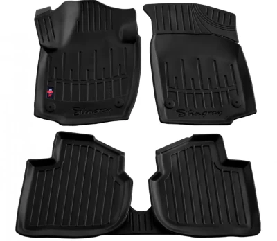 Dywaniki poliuretanowe do Skoda Rapid 2012-2019/Seat Toledo 4 2012-2019, z podwyższonymi rantami, 5 szt., Stingray, 5020035