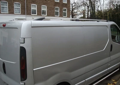 Relingi dachowe do Renault Trafic/Opel Vivaro 2001-2015 Długi rozstaw osi /chrom/Abs DDTS DDCNR75