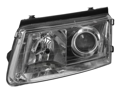 Reflektor przedni Volkswagen Passat B5 1996-2001, lewy soczewkowy typ, H7/H7, regulacja elektryczna, Depo, 441-1156LXND7E