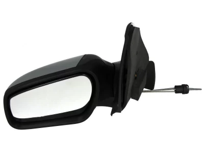 Lewe lusterko zewnętrzne Ford Fiesta 2005-2008, zespół, regulacja ręczna, zagruntowane, wypukłe, AVTM, 1452854, 186101392