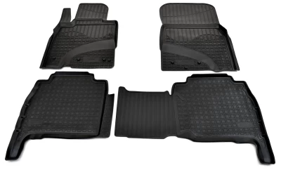 Dywaniki poliuretanowe do Toyota Land Cruiser 200 J20A 2007-, 5/7 miejsc, Norplast, NPA11-C88-500
