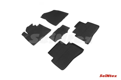 Dywaniki do Hyundai Tucson 2018-2020, guma, 5 szt., Seintex, 90859